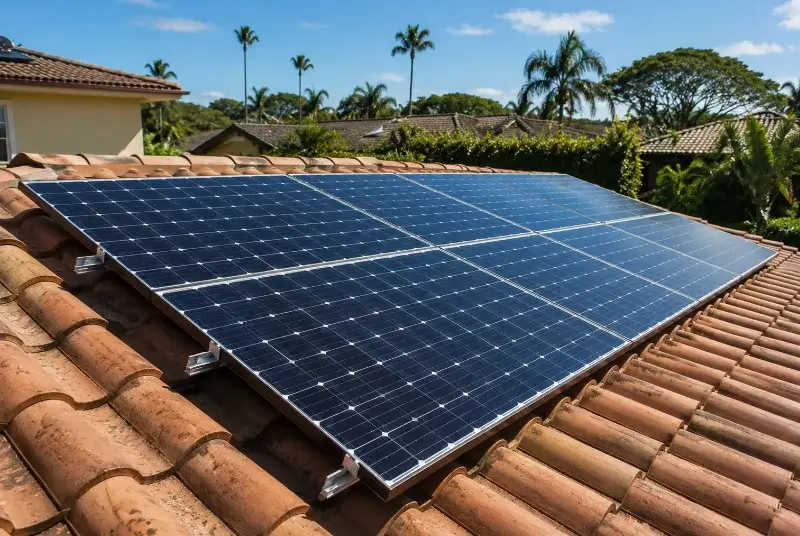 Installation de panneaux solaires à Fenioux